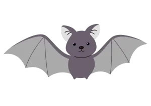 Mascotte Totem — chauve-souris-nb