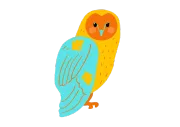 Mascotte Totem — hibou