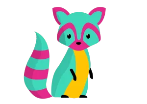 Mascotte Totem — raton-laveur
